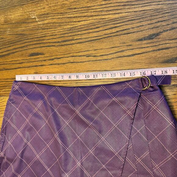 NWT Greg Norman ML75 Performance Golf Skort – Women's Large –Purple Plaid Preppy - Picture 10 of 11